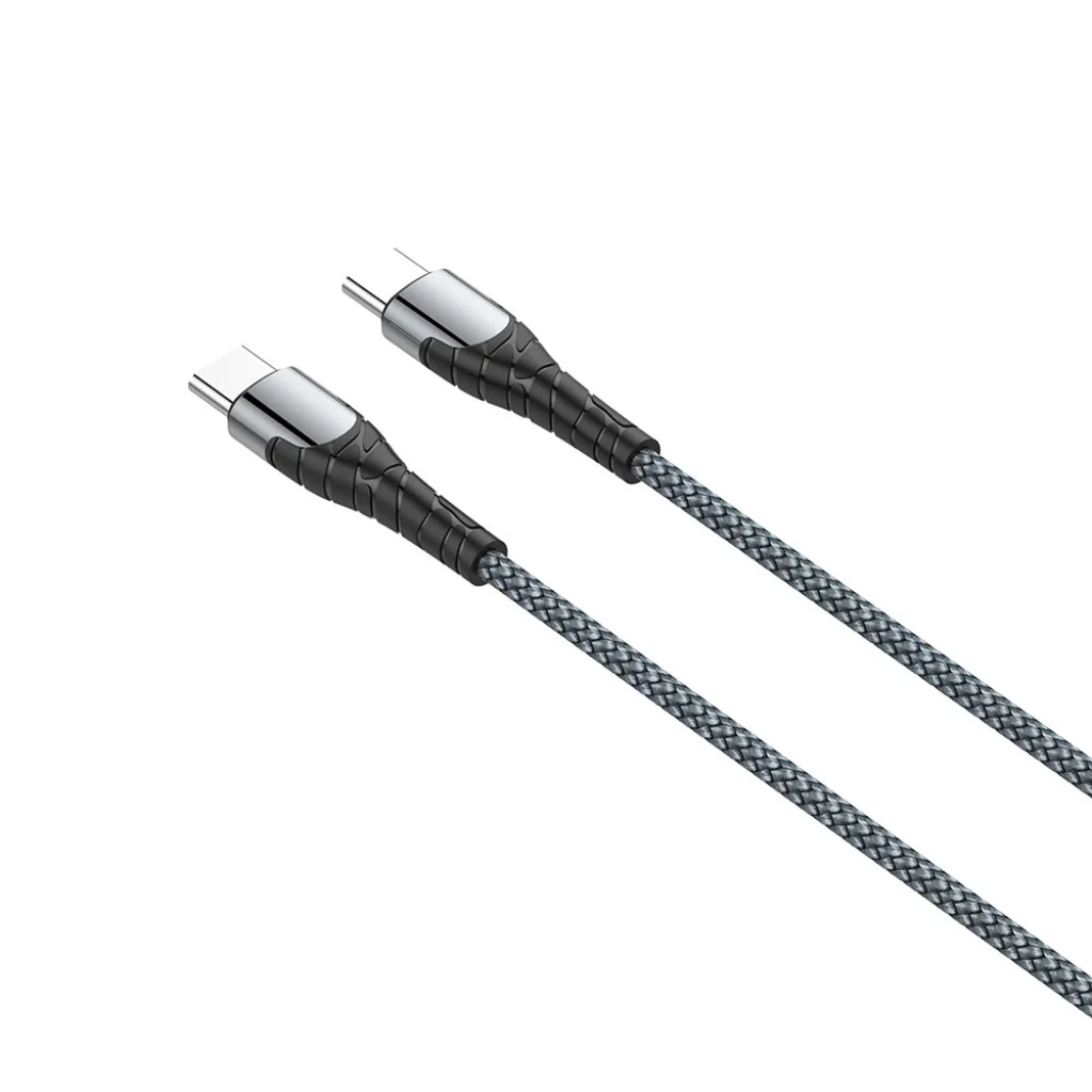 Кабель Colorway Type-C — Type-C 1 м Grey (CW-CBPDCC040-GR)