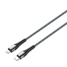 Кабель ColorWay Type-C - Apple Lightning (PD Fast Charging) 3.0А (30W) 1 м Grey (CW-CBPDCL033-GR)