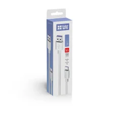 Кабель ColorWay USB - Type-C (Fast Charging) 5.0А 1 м White (CW-CBUC019-WH)