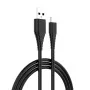 Кабель Colorway USB Type-C (PVC) 2.4А 1 м Black (CW-CBUC026-BK)