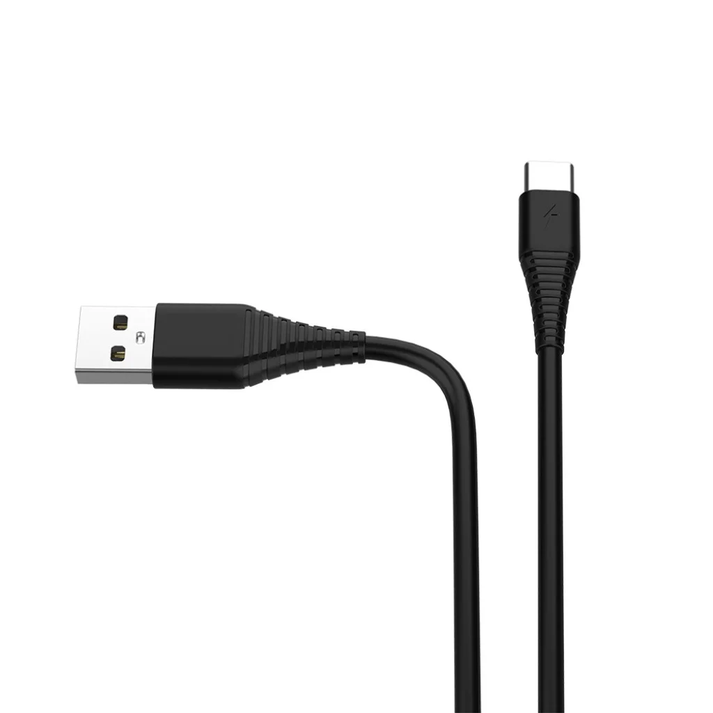 Кабель Colorway USB Type-C (PVC) 2.4А 1 м Black (CW-CBUC026-BK)