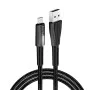Кабель ColorWay USB - Type-C Zinc Alloy + Led 2.4А 1 м Black (CW-CBUC035-BK)