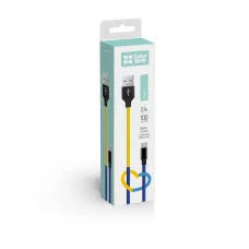 Кабель Colorway USB - Type-C (national) 2.4А 1 м Синьо-жовтий (CW-CBUC052-BLY)
