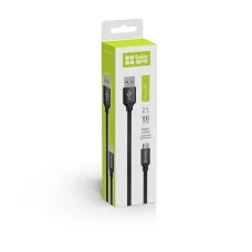 Кабель ColorWay USB – microUSB 2.1A 1 м Black (CW-CBUM002-BK)