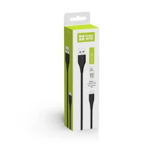 Кабель Colorway USB - MicroUSB (PVC) 2.4А 1м чорний (CW-CBUM025-BK)