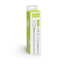 Кабель Colorway USB MicroUSB (line-drawing) 2.4А 1 м White (CW-CBUM028-WH)