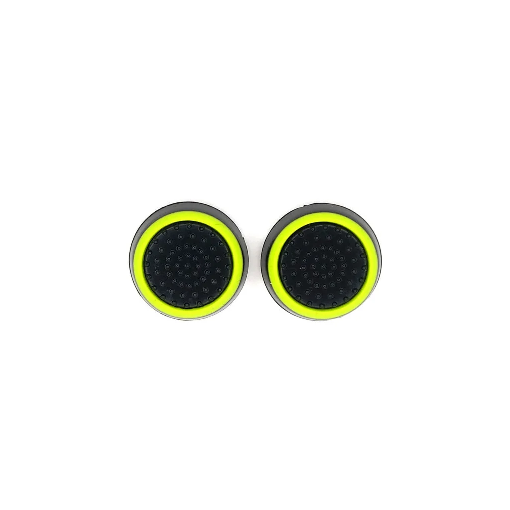 Силіконові накладки на стіки PS5, Xbox BlackLightGreen