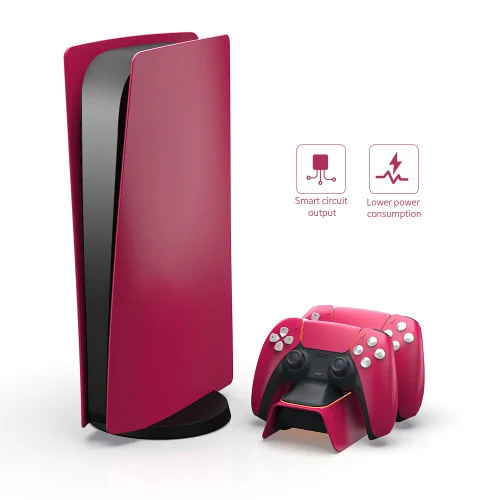 Зарядная станция для DualSense Dobe TP5-0521R Cosmic Red