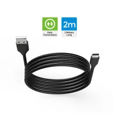 Кабель USB Type-C чорний 2 м.