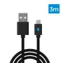 Кабель USB Type-C черный 3 м. Dobe TY-0803B