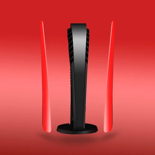 Сменные панели для Playstation 5 Digital Edition red
