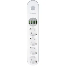 Мережевий фільтр Gelius G-Power GP-PS-001 (4 - 220V/4 USB порти 3.4A) 2м White
