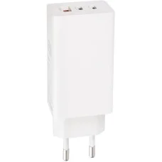 Мережевий зарядний пристрій Gelius Nimble GaN 65W GP-HC051 + кабель Type-C/Type-C White