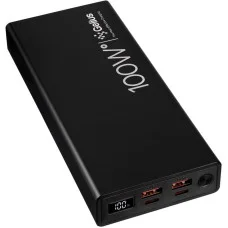 Повербанк Gelius Titanium GP-PB301 100W (30000mAh) + кабель Type C/Type C (1m,100W) Black
