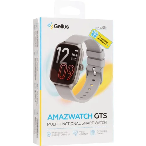 Смарт годинник Gelius GP-SW012 (Amazwatch GTS) Silver