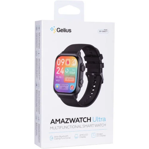 Смарт годинник Gelius Amazwatch Ultra GP-SW011 Black