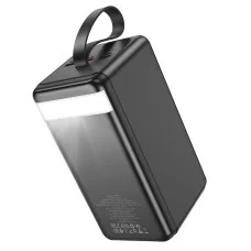 Зовнішній акумулятор HOCO J123D Element 22.5W+PD20W fully compatible power bank with digital display(90000mAh) Black