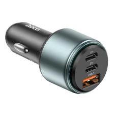 Автомобільний зарядний пристрій HOCO NZ9 Galloper 95W three-port(2C1A) car charger set(Type-C to Type-C) Black