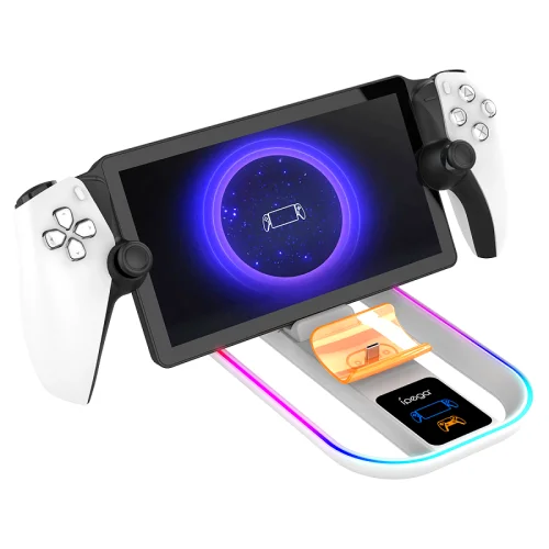 Зарядна станція для PlayStation Portal та DualSense з RGB