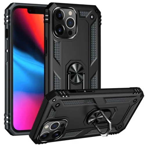 Чехол для смартфона Cosmic Robot Ring for Apple iPhone 13 Pro Black (Roboti13PBl..