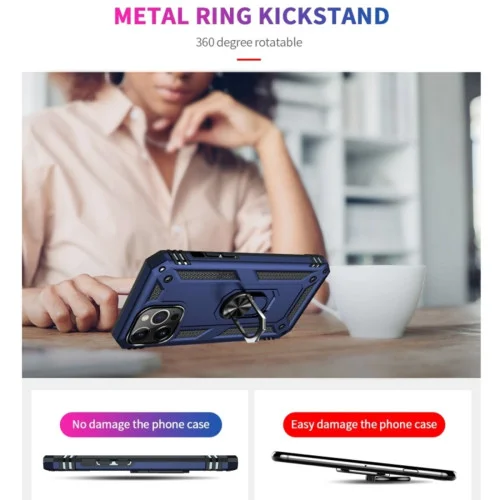 Чехол для смартфона Cosmic Robot Ring for Apple iPhone 14 Pro Blue (Roboti14PBlu..