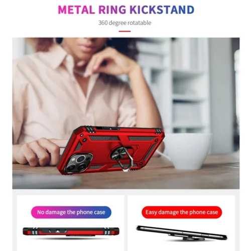 Чехол для смартфона Cosmic Robot Ring for Apple iPhone 14 Pro Red (Roboti14PRed)..