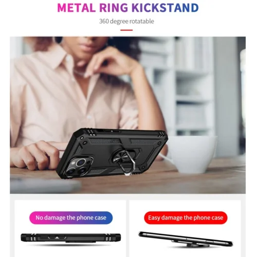 Чехол для смартфона Cosmic Robot Ring for Apple iPhone 14 Pro Max Black (Roboti1..