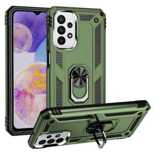 Чехол для смартфона Cosmic Robot Ring for Samsung Galaxy A23 4G Army Green (Robo..