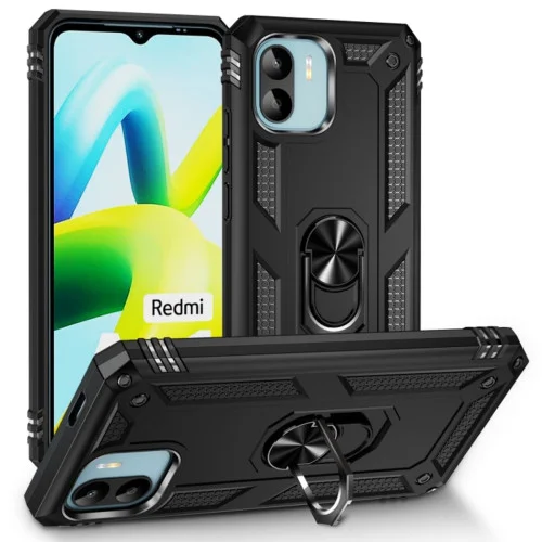 Чохол для смартфона Cosmic Robot Ring for Xiaomi Redmi A1/A2 Black (RobotXA1Black)