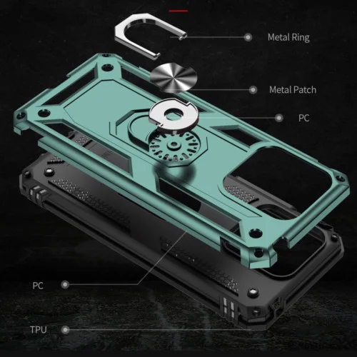 Чехол для смартфона Cosmic Robot Ring for Xiaomi Redmi 10C Army Green (RobotXR10..