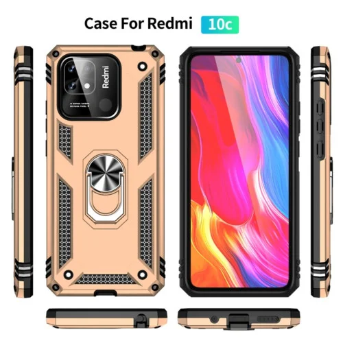 Чехол для смартфона Cosmic Robot Ring for Xiaomi Redmi 10C Gold (RobotXR10CGold)..