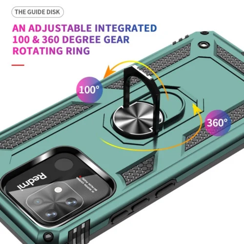 Чехол для смартфона Cosmic Robot Ring for Xiaomi Redmi 12C Army Green (RobotXR12..