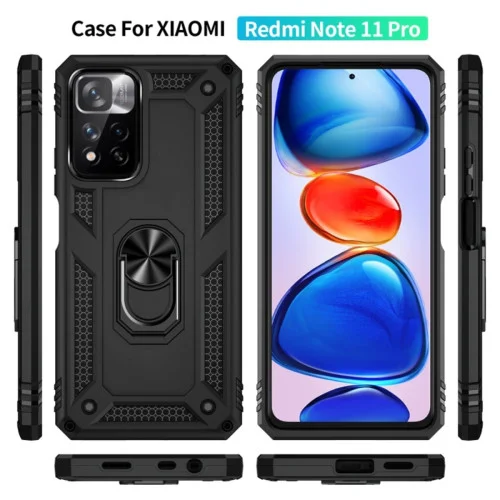 Чехол для смартфона Cosmic Robot Ring for Xiaomi Redmi Note 11/Note 11S Black (R..