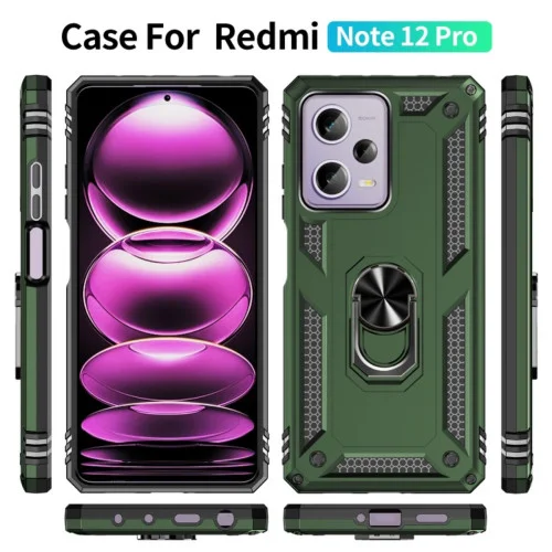 Чехол для смартфона Cosmic Robot Ring for Xiaomi Redmi Note 12 Pro 5G Army Green..