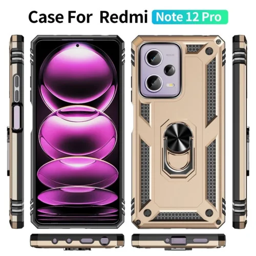 Чехол для смартфона Cosmic Robot Ring for Xiaomi Redmi Note 12 Pro 5G Gold (Robo..