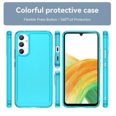 Чохол для смартфона Cosmic Clear Color 2 mm for Samsung Galaxy A34 5G Transparent Blue (ClearColorA34TrBlue)