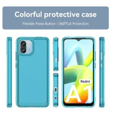 Чохол для смартфона Cosmic Clear Color 2 mm for Xiaomi Redmi A1/A2 Transparent Blue (ClearColorXA1TrBlue)