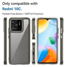 Чохол для смартфона Cosmic Clear Color 2 mm for Xiaomi Redmi 10C Transparent Black (ClearColorXR10CTrBlack)