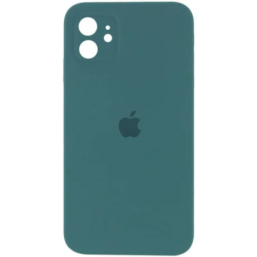 Чехол для смартфона Silicone Full Case AA Camera Protect for Apple iPhone 12 Pine Green (FullAAi12-46)