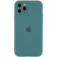 Чехол для смартфона Silicone Full Case AA Camera Protect for Apple iPhone 12 Pro Max Pine Green (FullAAi12PM-46)
