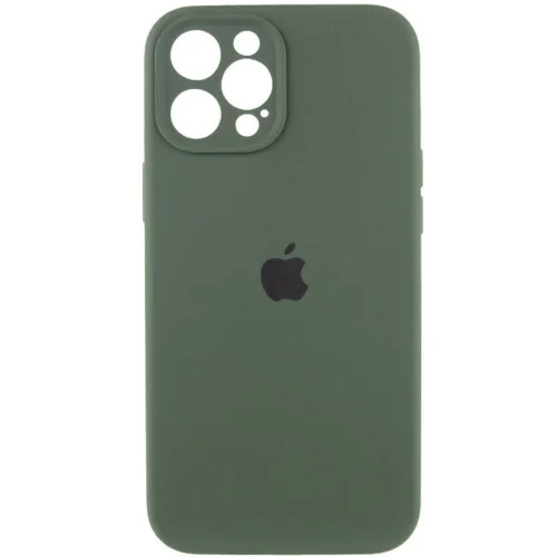 Чохол для смартфона Silicone Full Case AA Camera Protect for Apple iPhone 12 Pro Max Atrovirens (FullAAi12PM-40)
