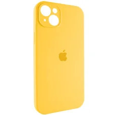 Чехол для смартфона Silicone Full Case AA Camera Protect for Apple iPhone 14 Sunny Yellow (FullAAi14-56)