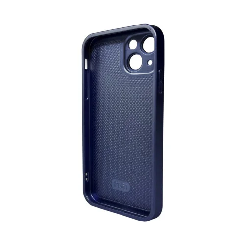Чохол для смартфона AG Glass Matt Frame Color Logo for Apple iPhone 13 Navy Blue..