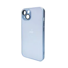 Чехол для смартфона AG Glass Matt Frame Color Logo for Apple iPhone 13 Sierra Blue (AGMattFrameiP13LBlue)