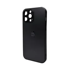 Чехол для смартфона AG Glass Matt Frame Color Logo for Apple iPhone 13 Pro Max Graphite Black (AGMattFrameiP13PMBlack)