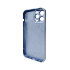Чехол для смартфона AG Glass Matt Frame Color Logo for Apple iPhone 13 Pro Max Sierra Blue (AGMattFrameiP13PMLBlue)
