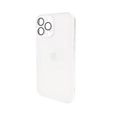 Чехол для смартфона AG Glass Matt Frame Color Logo for Apple iPhone 13 Pro Max Pearly White (AGMattFrameiP13PMWhite)