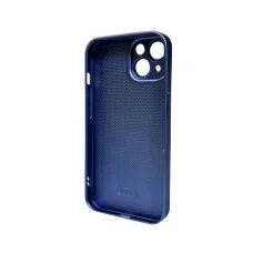 Чехол для смартфона AG Glass Matt Frame Color Logo for Apple iPhone 14 Navy Blue (AGMattFrameiP14Blue)