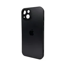 Чехол для смартфона AG Glass Matt Frame Color Logo for Apple iPhone 14 Graphite Black (AGMattFrameiP14Black)