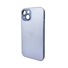 Чехол для смартфона AG Glass Matt Frame Color Logo for Apple iPhone 14 Sierra Blue (AGMattFrameiP14LBlue)